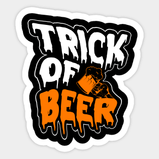 halloween beer Sticker